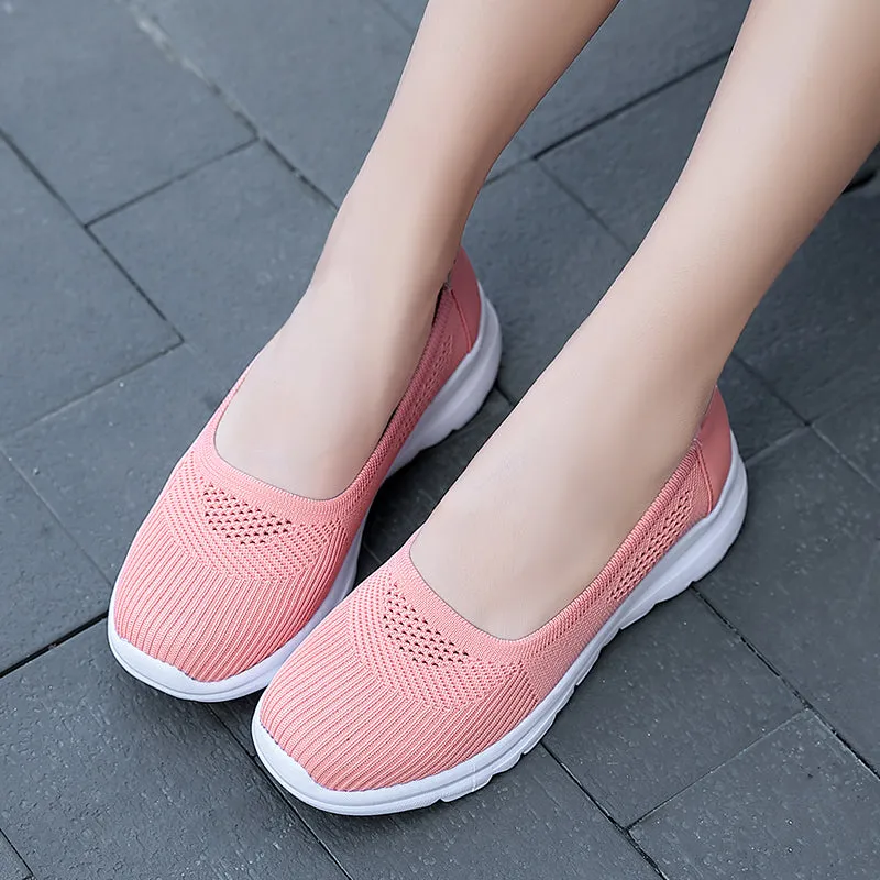 2022 New Summer Breathable Women'S Flat Shoes Woman Casual Flats Women Sneakers Mocassin Femme Espad