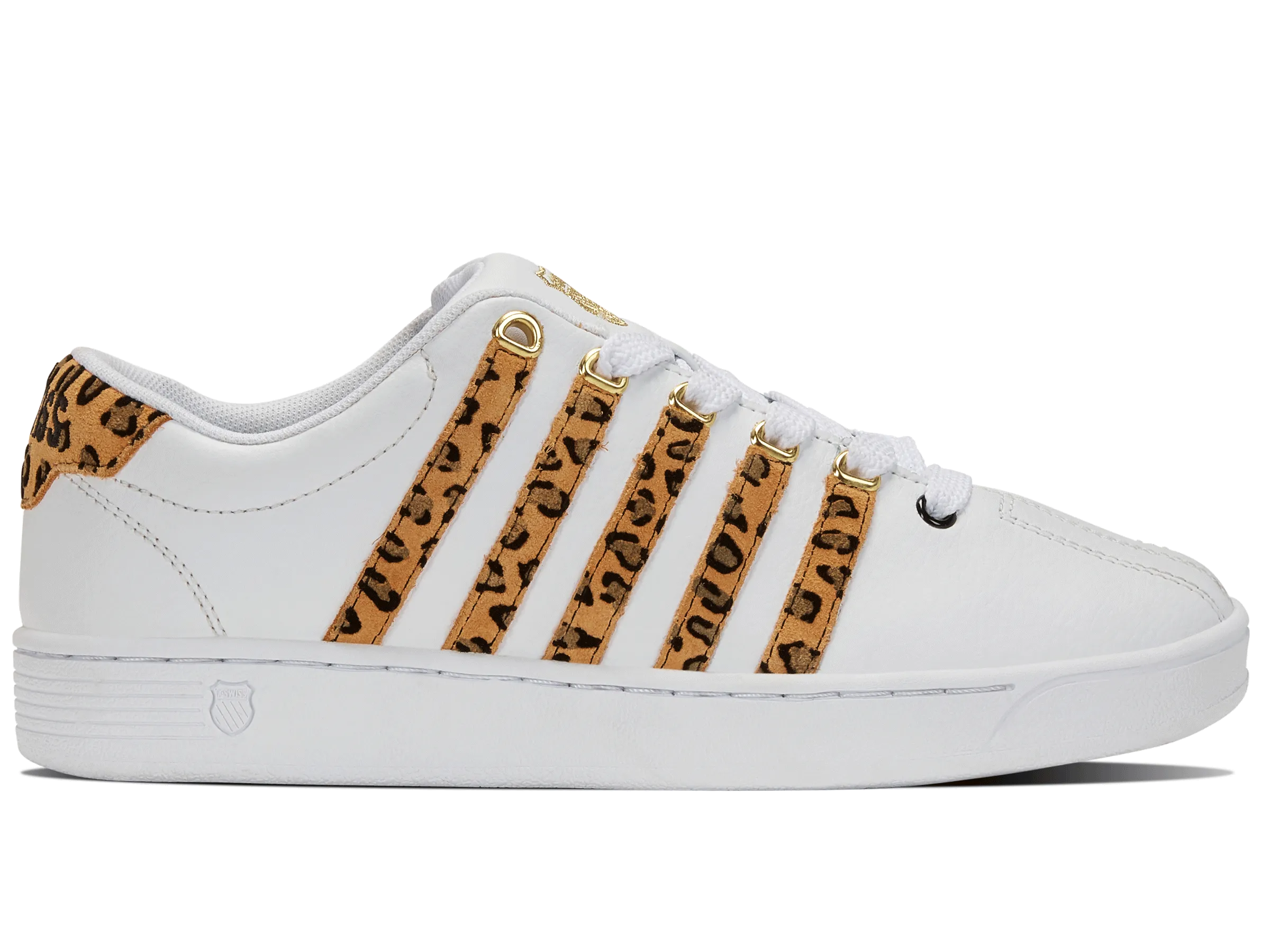 96793-138-M | COURT PRO II | WHITE/LEOPARD