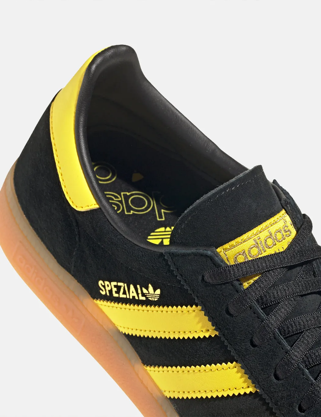 adidas Handball Spezial Shoes (FX5676) - Core Black/Yellow/Gold Metallic