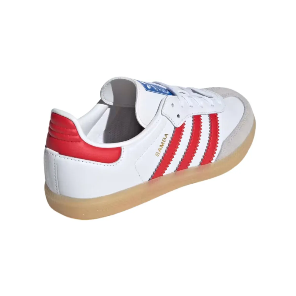 Adidas Kid's (Preschool) Samba OG Cloud White/Collegiate Red/Gum