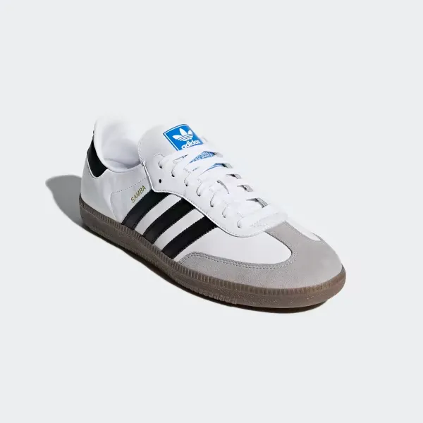 Adidas Men's Samba OG Shoes - Cloud White / Core Black / Clear Granite