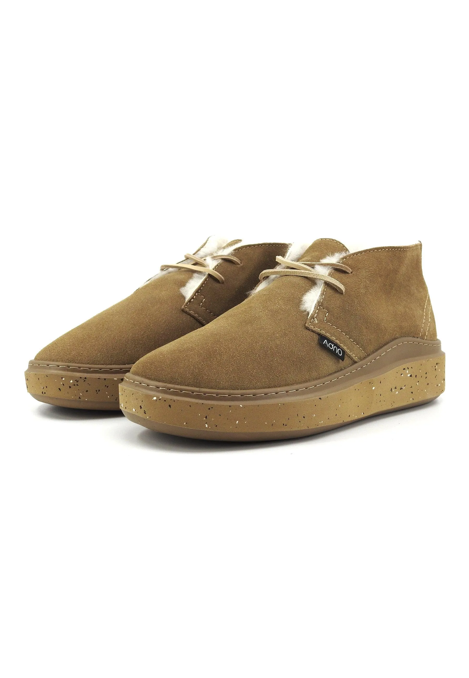 ADNO Blank Chukka Sneaker Uomo Taupe Marrone AOM100700