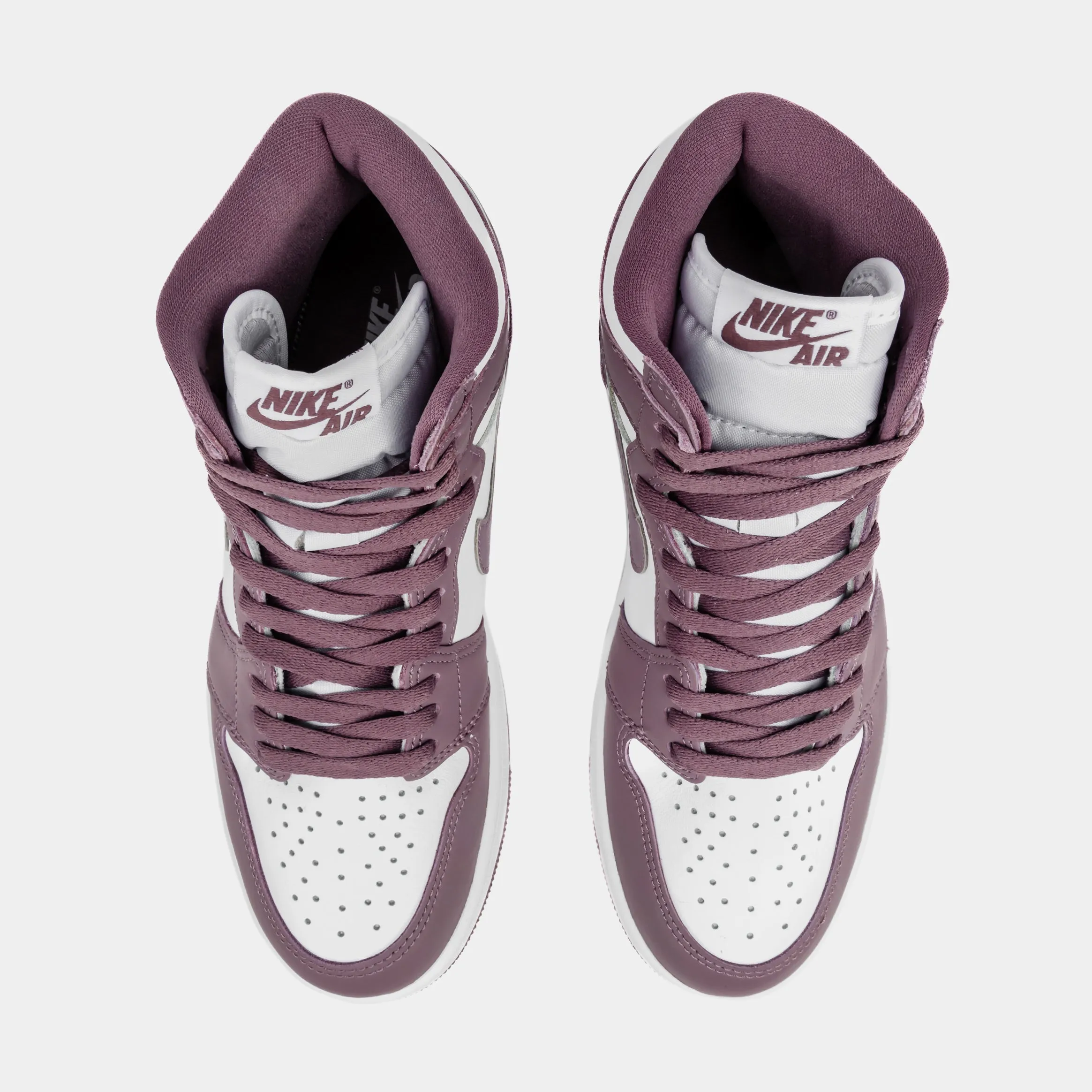 Air Jordan 1 Retro High OG Mauve Mens Lifestyle Shoes (White/Sky J Mauve)