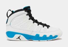 Air Jordan 9 Retro Powder Blue Mens Lifestyle Shoes (Summit White/Black/Powder Blue)