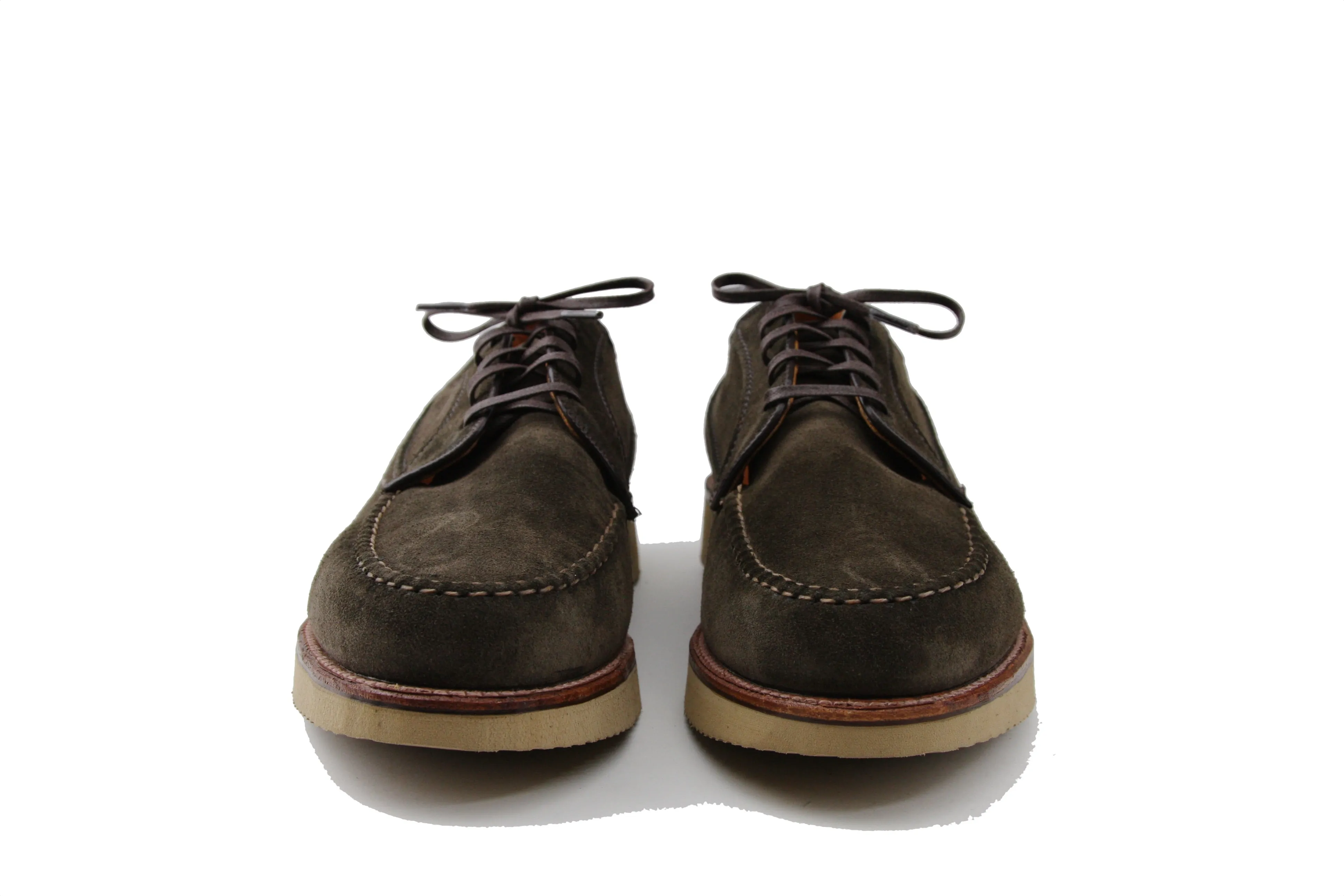 Alden Loden Suede Ranger Mocc on Wedge Sole