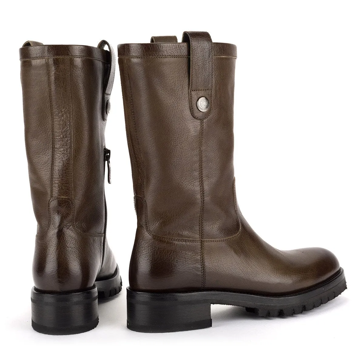 AMINA 58050<br> Biker Boots Teak