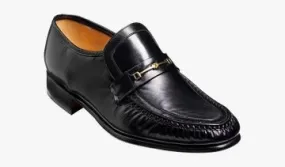 Barker Laurie Loafer Shoe - Black Kid