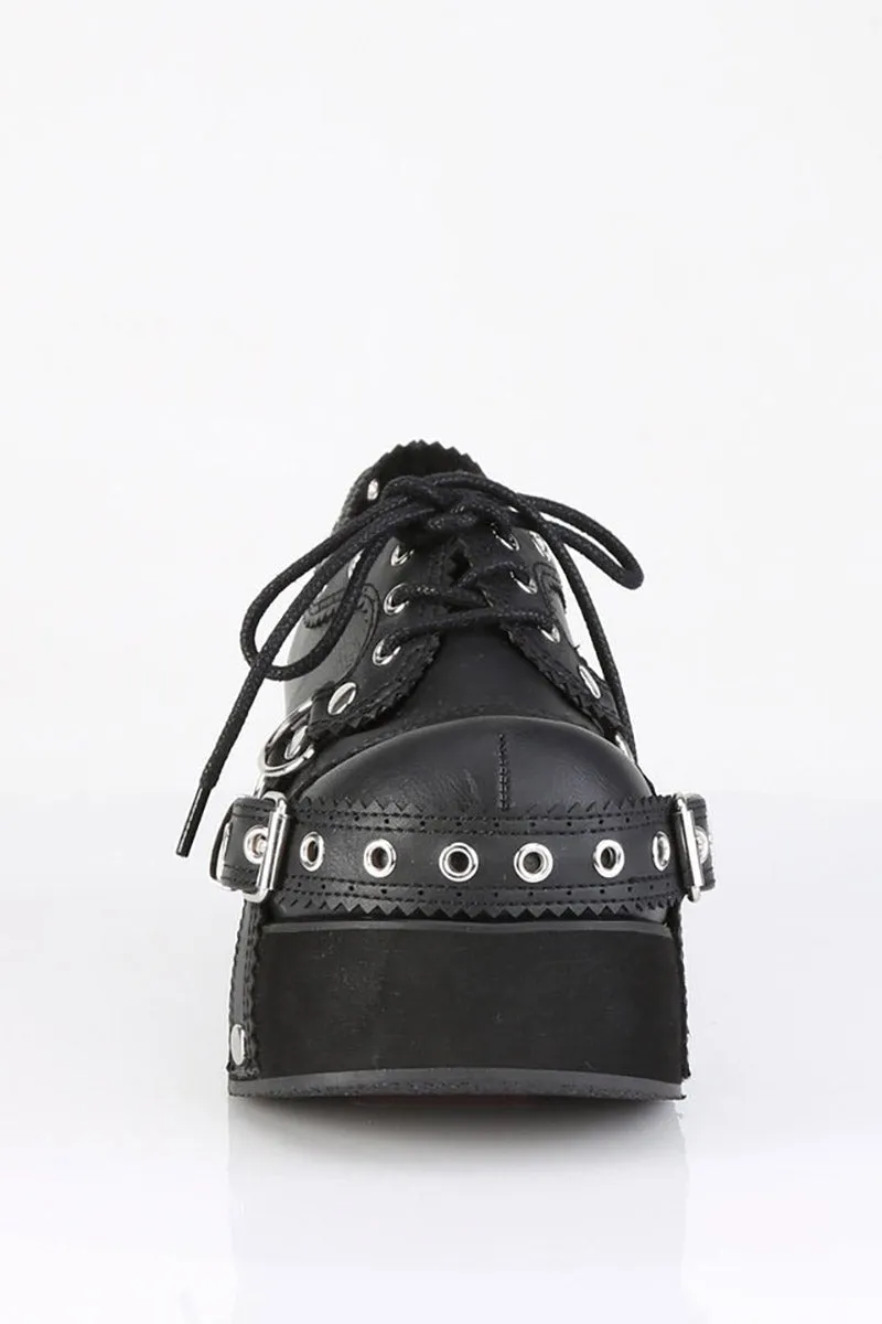 Black Onyx Punk Oxford Platforms [DANK28/BVL]