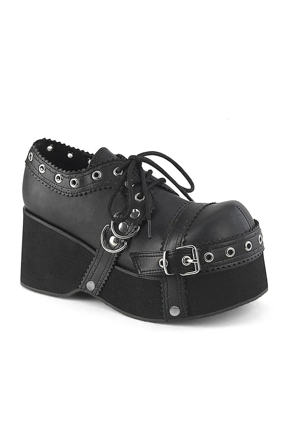 Black Onyx Punk Oxford Platforms [DANK28/BVL]