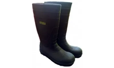 Black PVC Wellington Cat S5 R299 Boots (Blackpool)