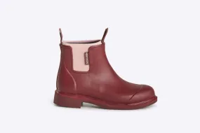 Bobbi Gumboot | Beetroot/Light Pink (Enhanced Traction)