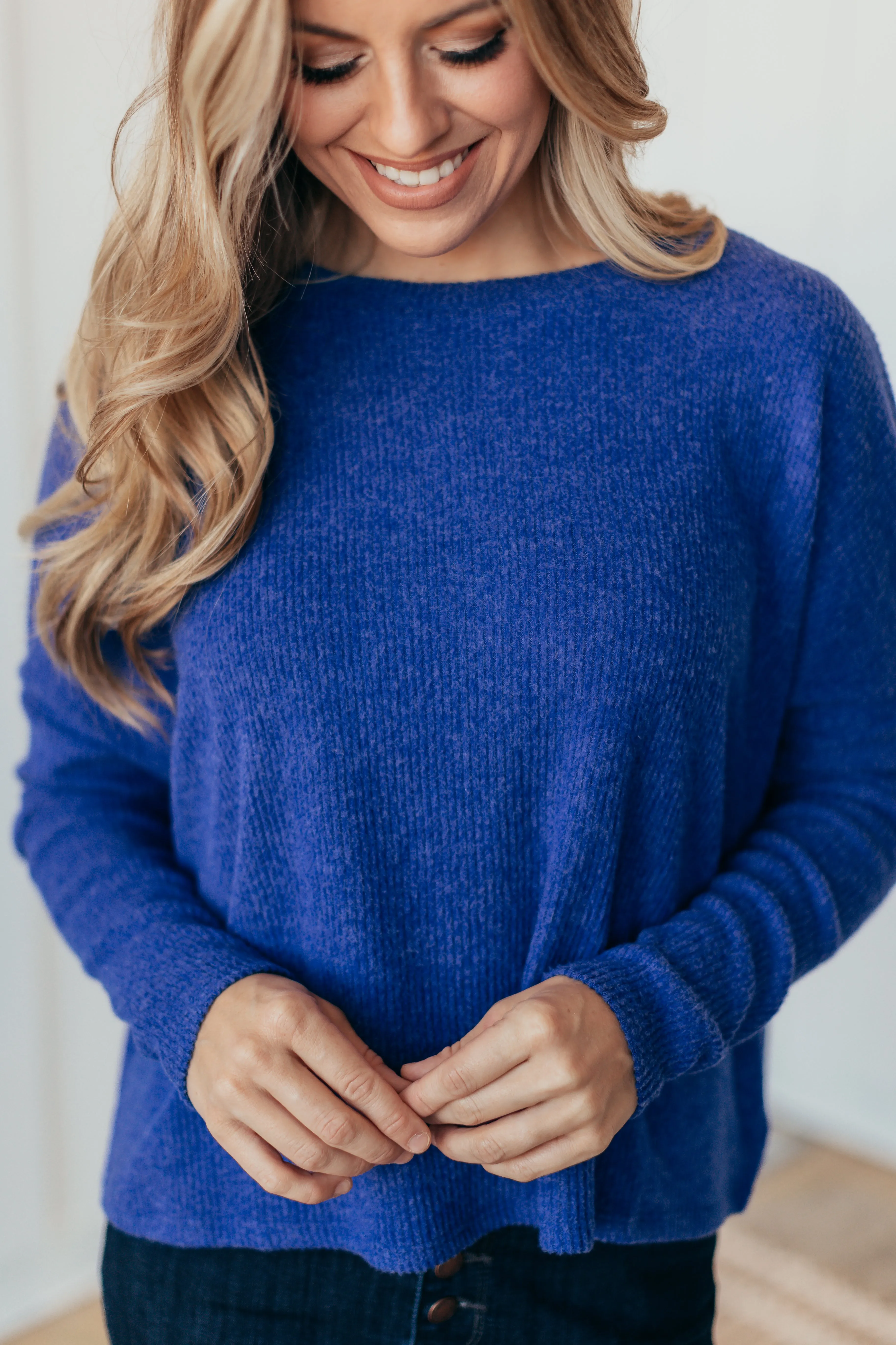 Bostyn Ribbed Long Sleeve Top - 5 Colors