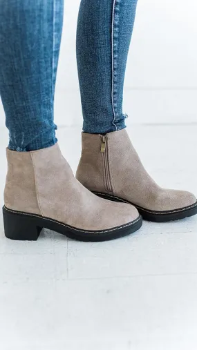 Bridgette Taupe Bootie - Size 5.5 & 6 Left