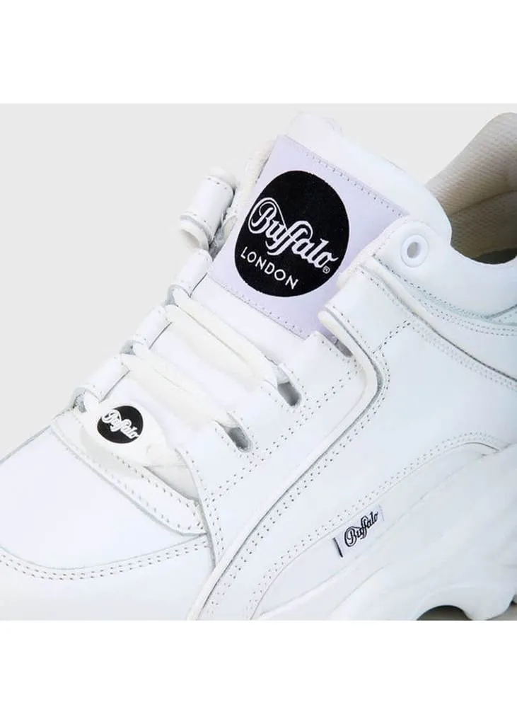 Buffalo London Classic Low Leather Sneakers White