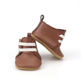 Burrow and Be Dolls Footwear - Chocolate Boots