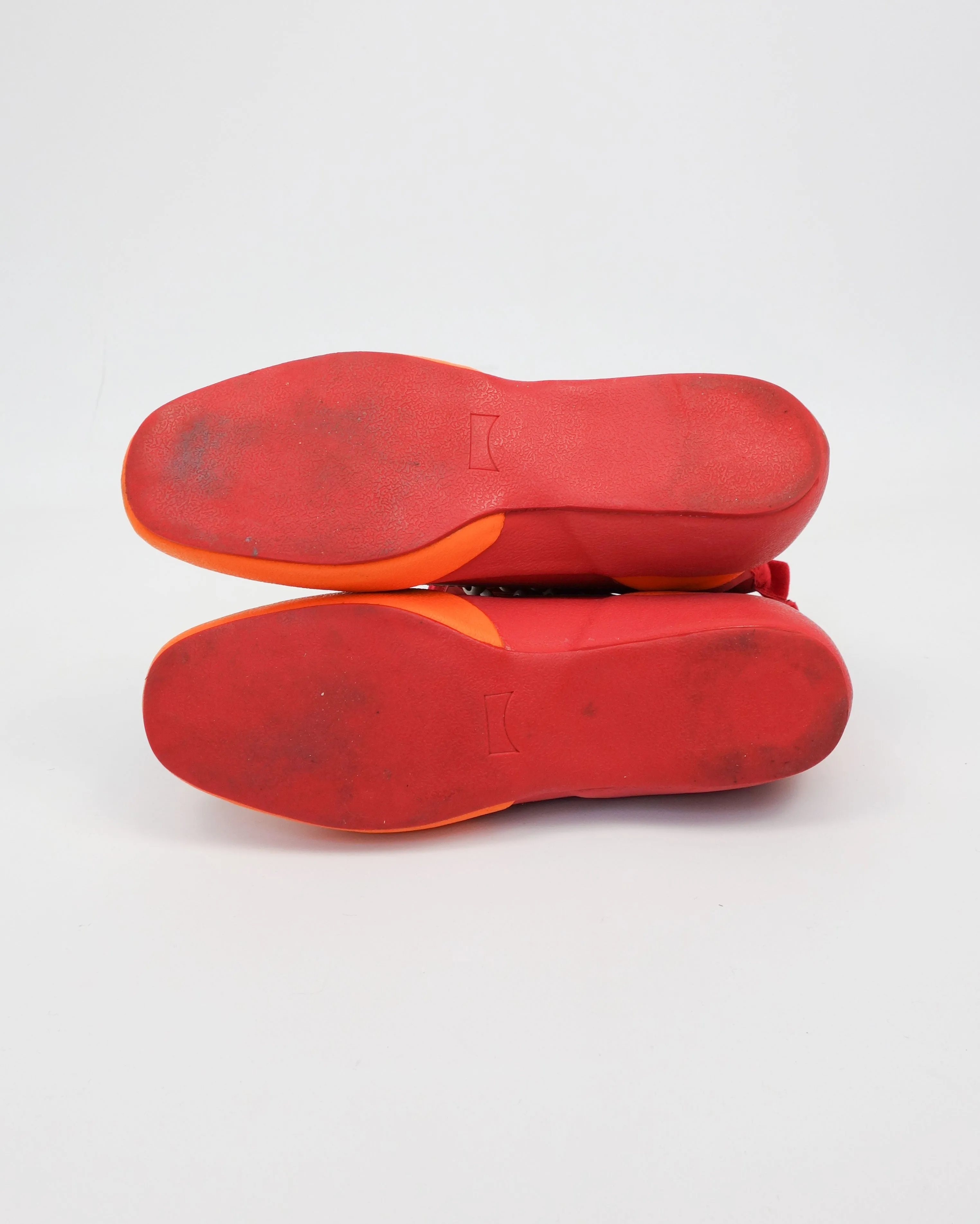 Camper x Kiko Kostadinov Red Ankle Boots 2015