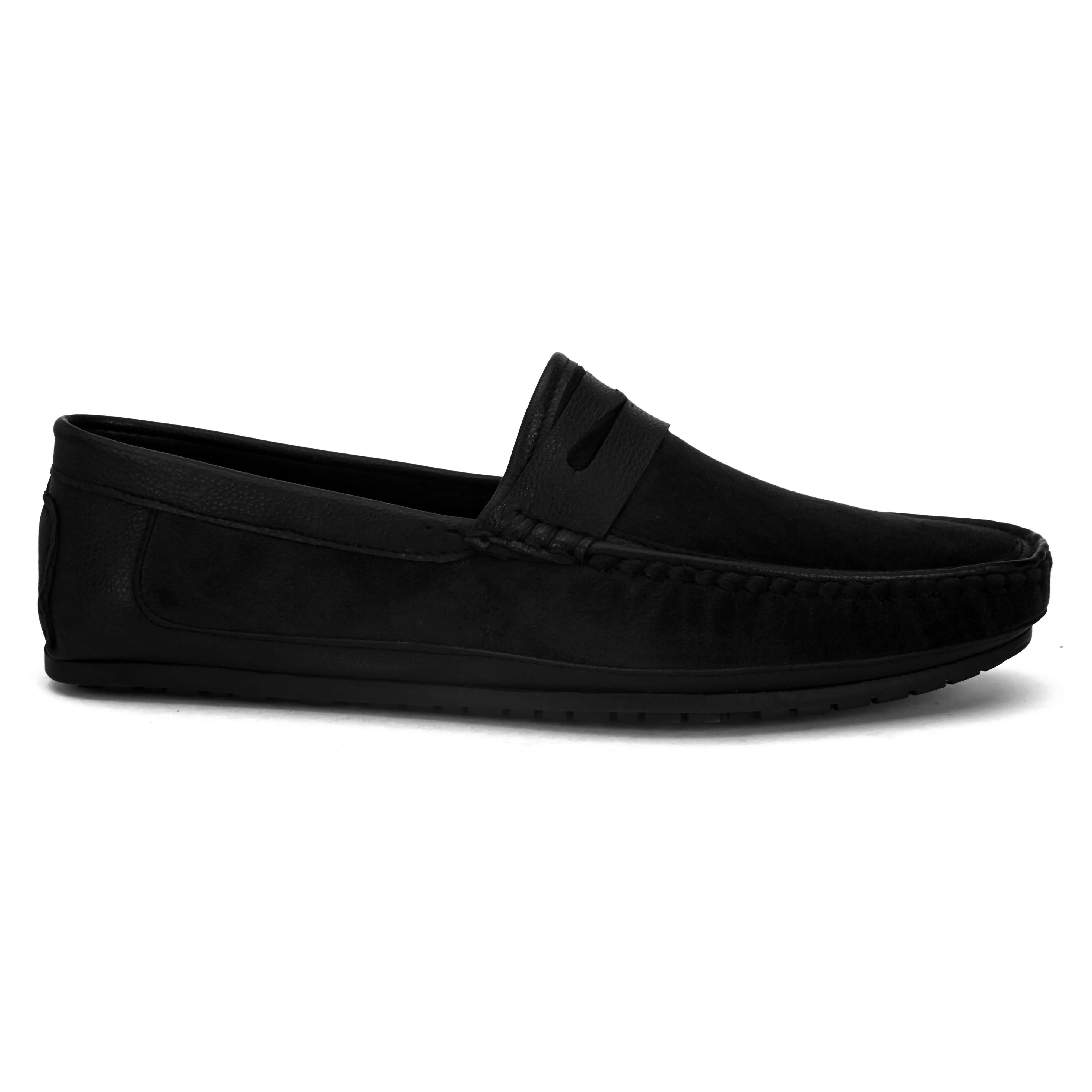 Cassio Black Driving Loafers