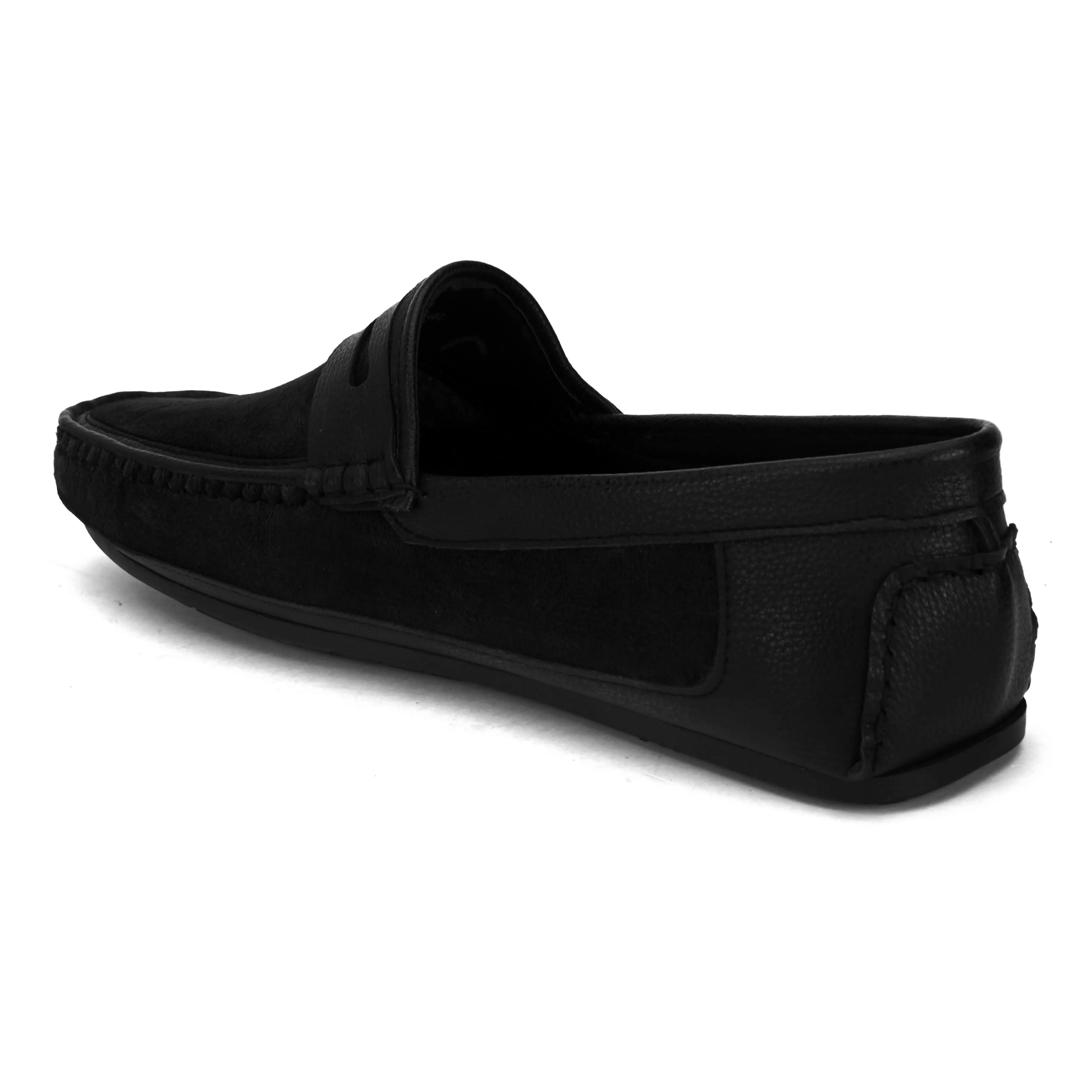 Cassio Black Driving Loafers