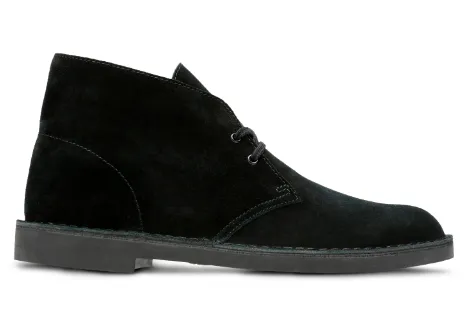 Clarks Bushacre 2 black suede diam noir