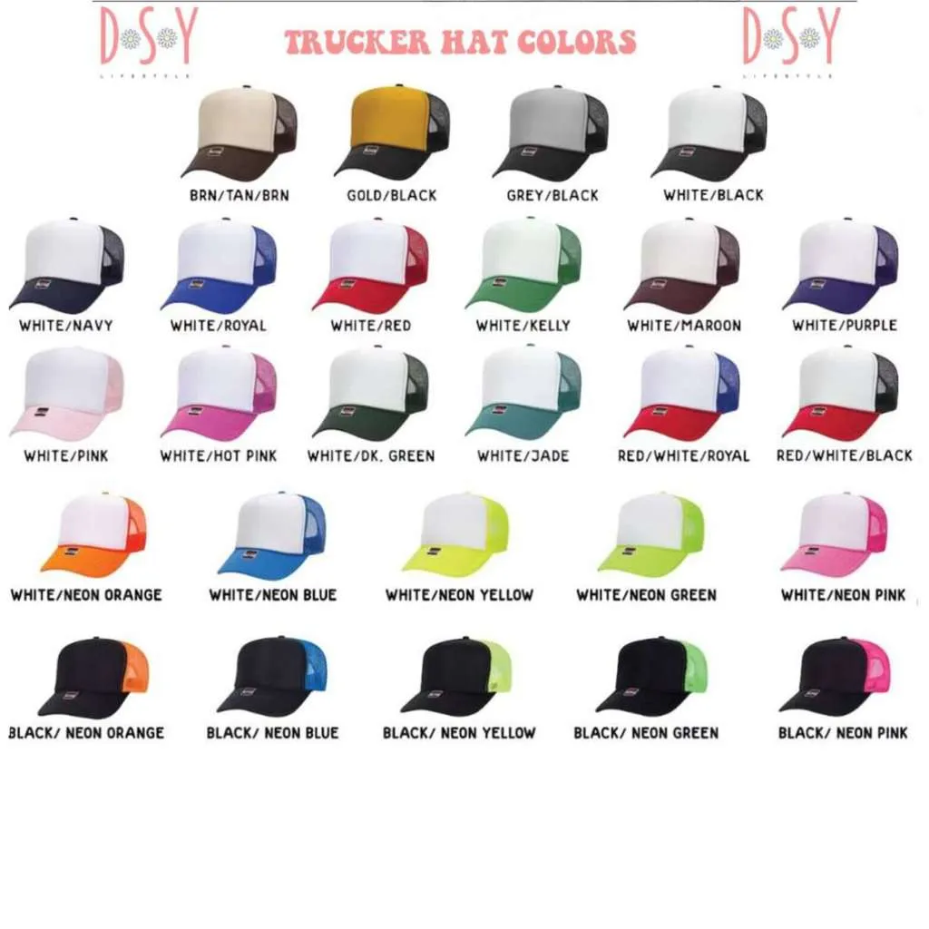 Cowgirl Boots Two Tone Trucker Hat