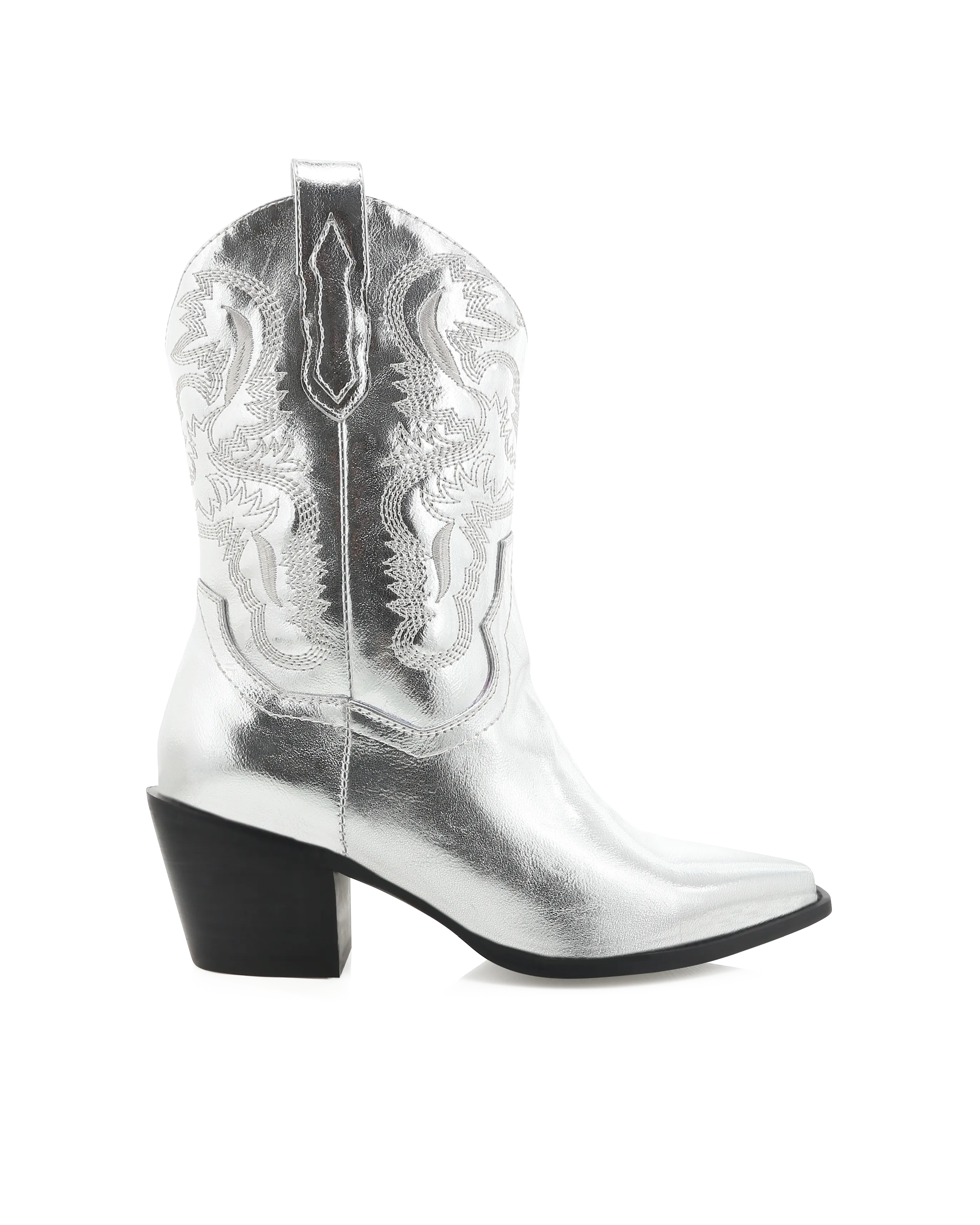 DAHINI SILVER METALLIC BOOT | BILLINI