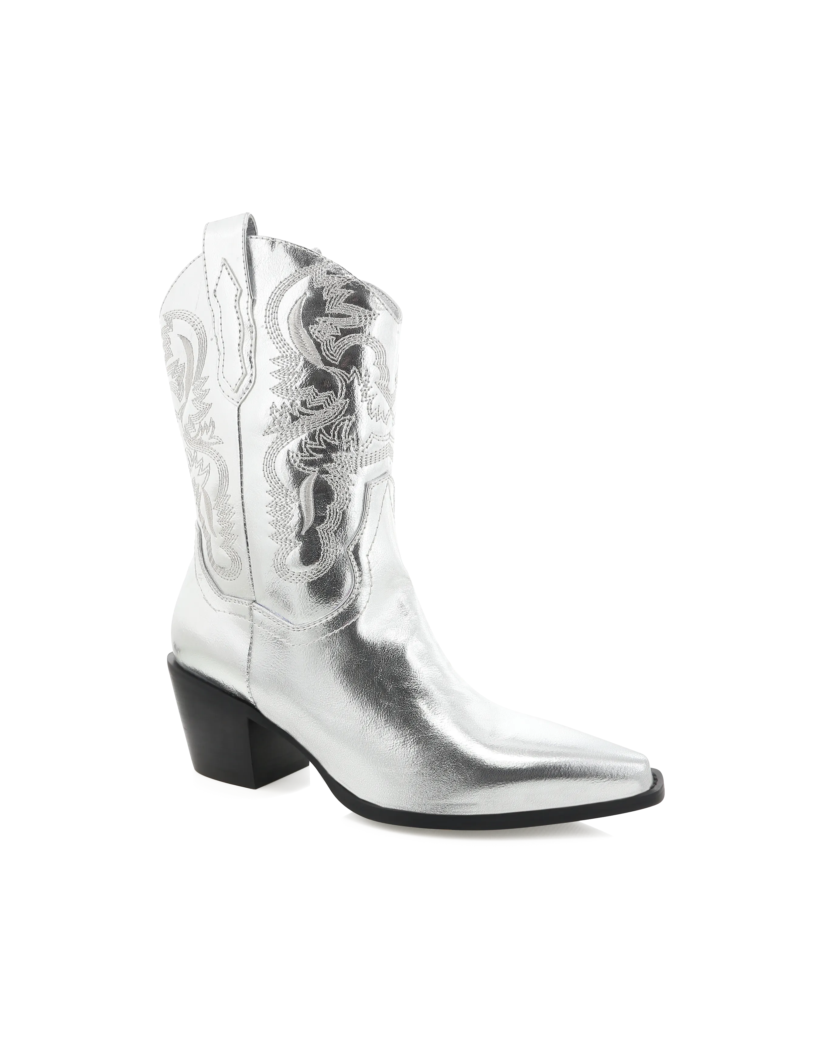 DAHINI SILVER METALLIC BOOT | BILLINI