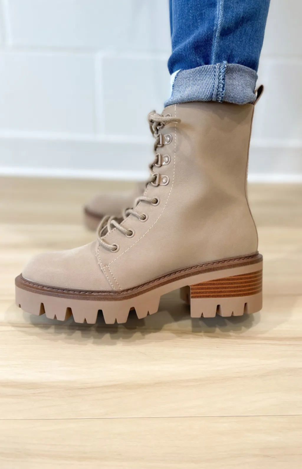 Esme Lace Up Combat Boots