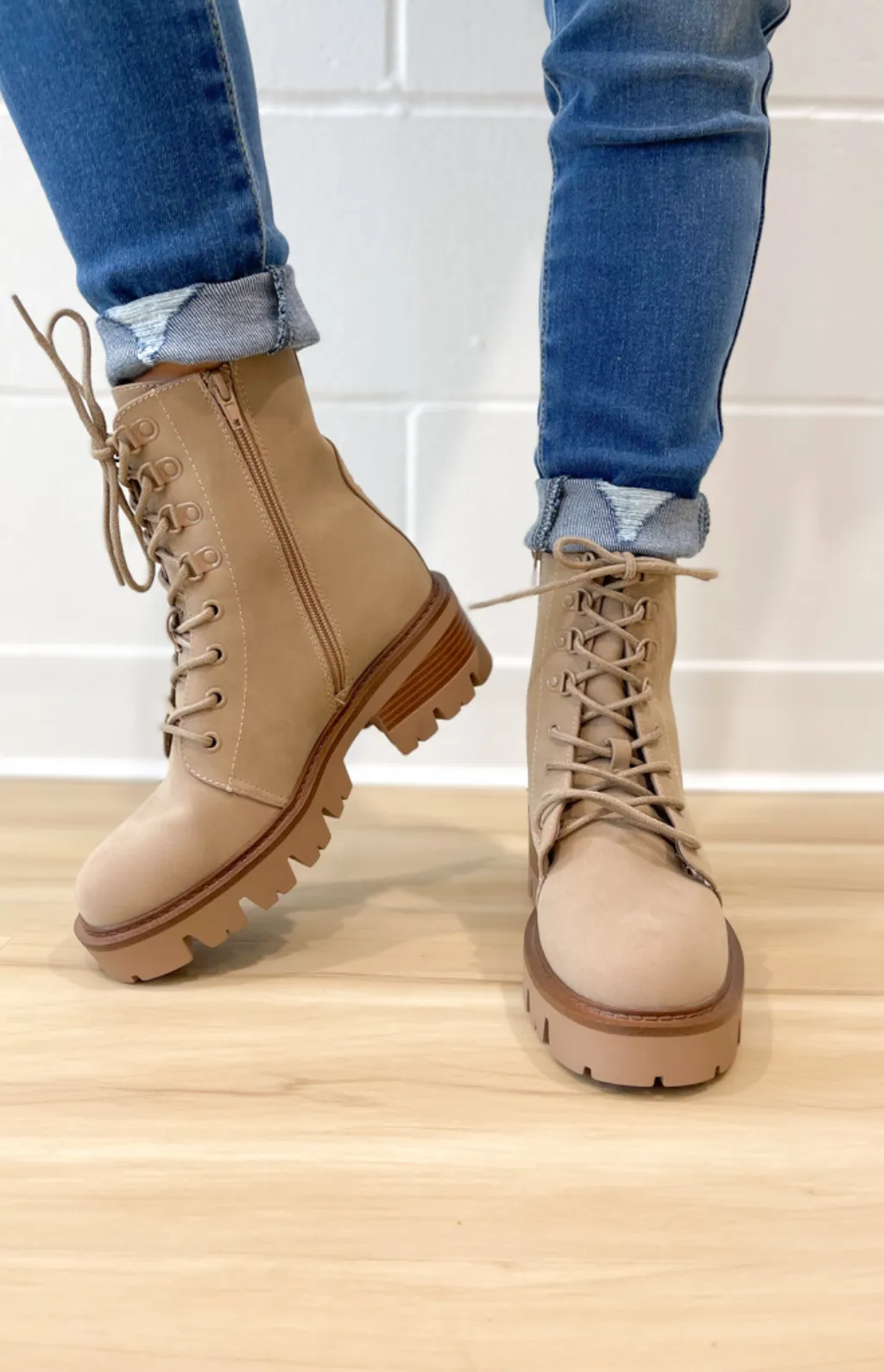 Esme Lace Up Combat Boots