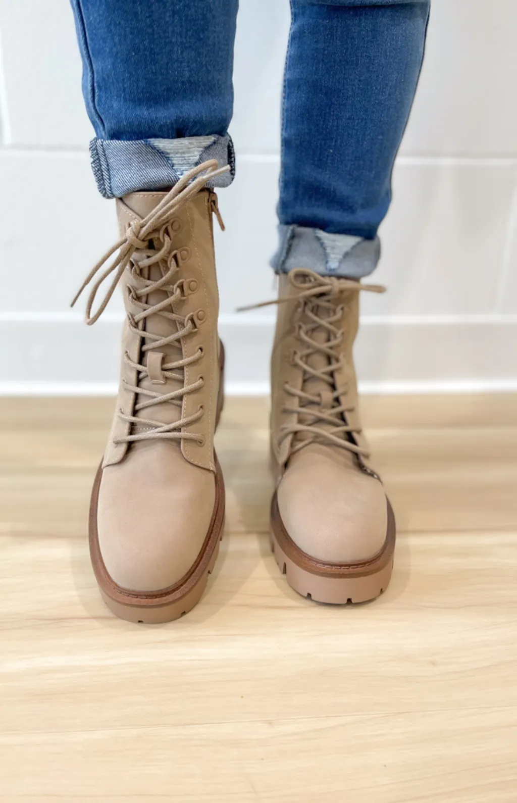 Esme Lace Up Combat Boots