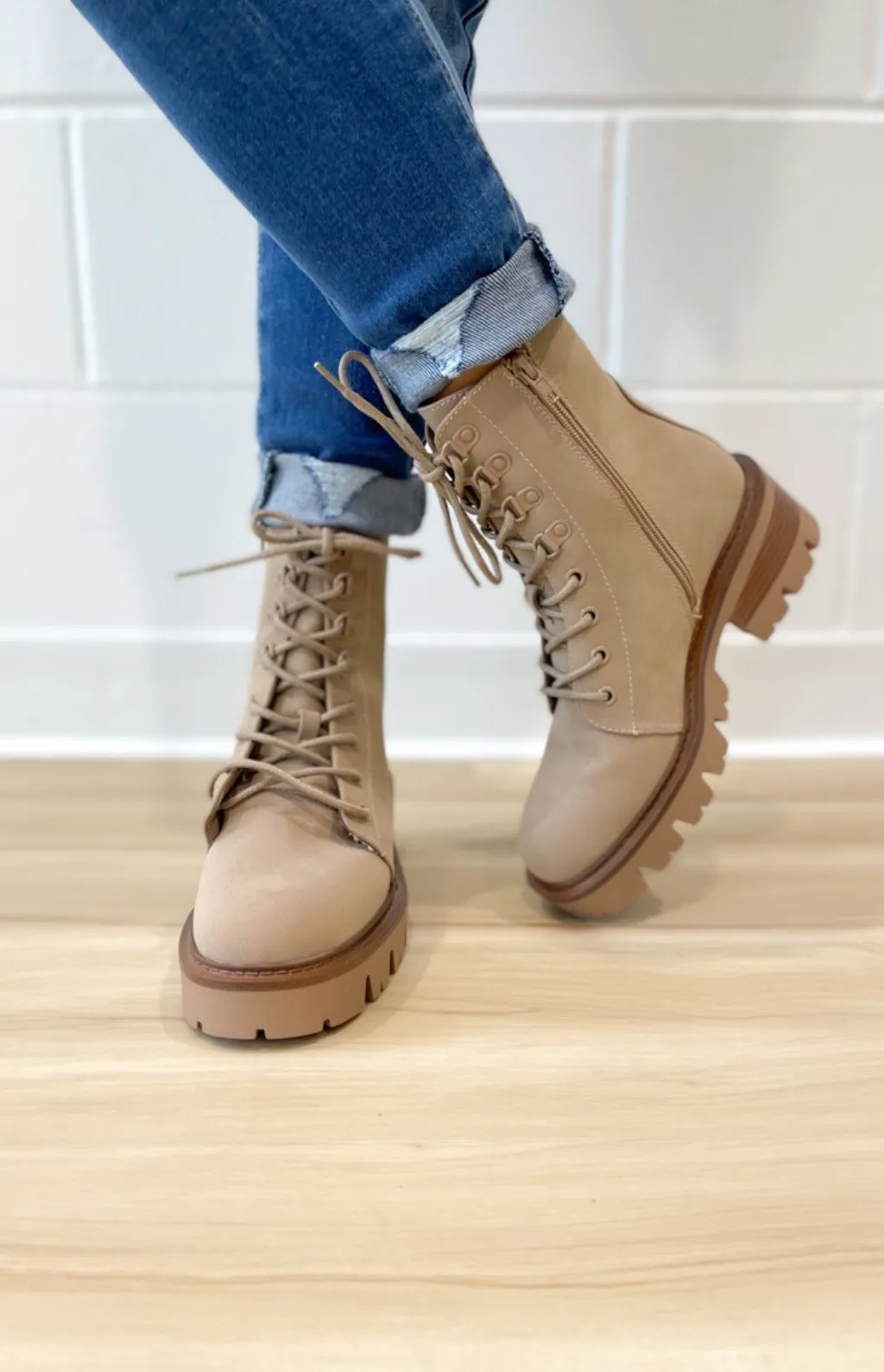 Esme Lace Up Combat Boots