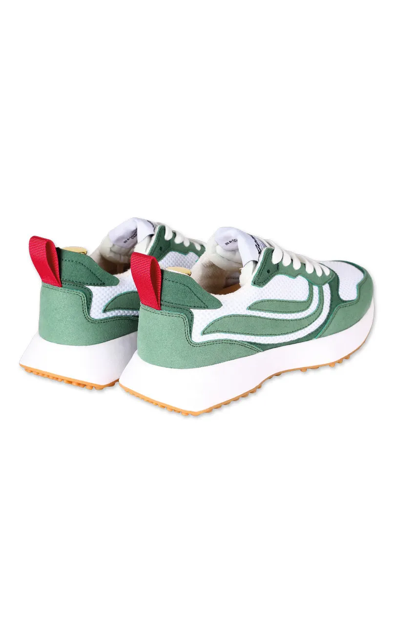 G-MARATHON Eco Trainer by GENESIS White & Green