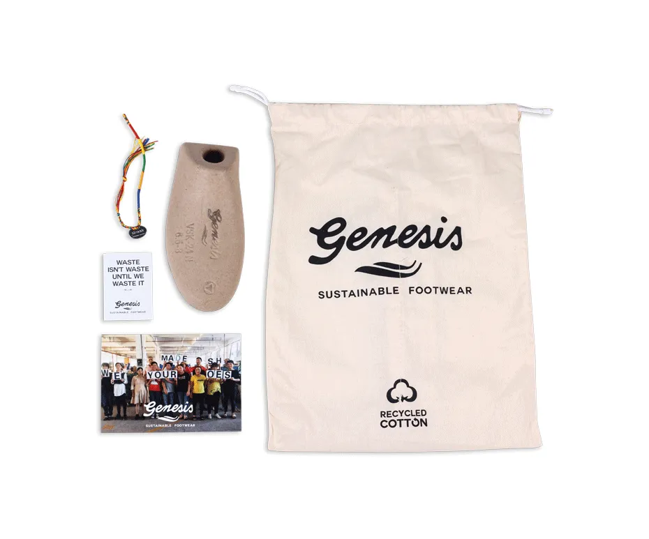 G-MARATHON Eco Trainer by GENESIS White & Green