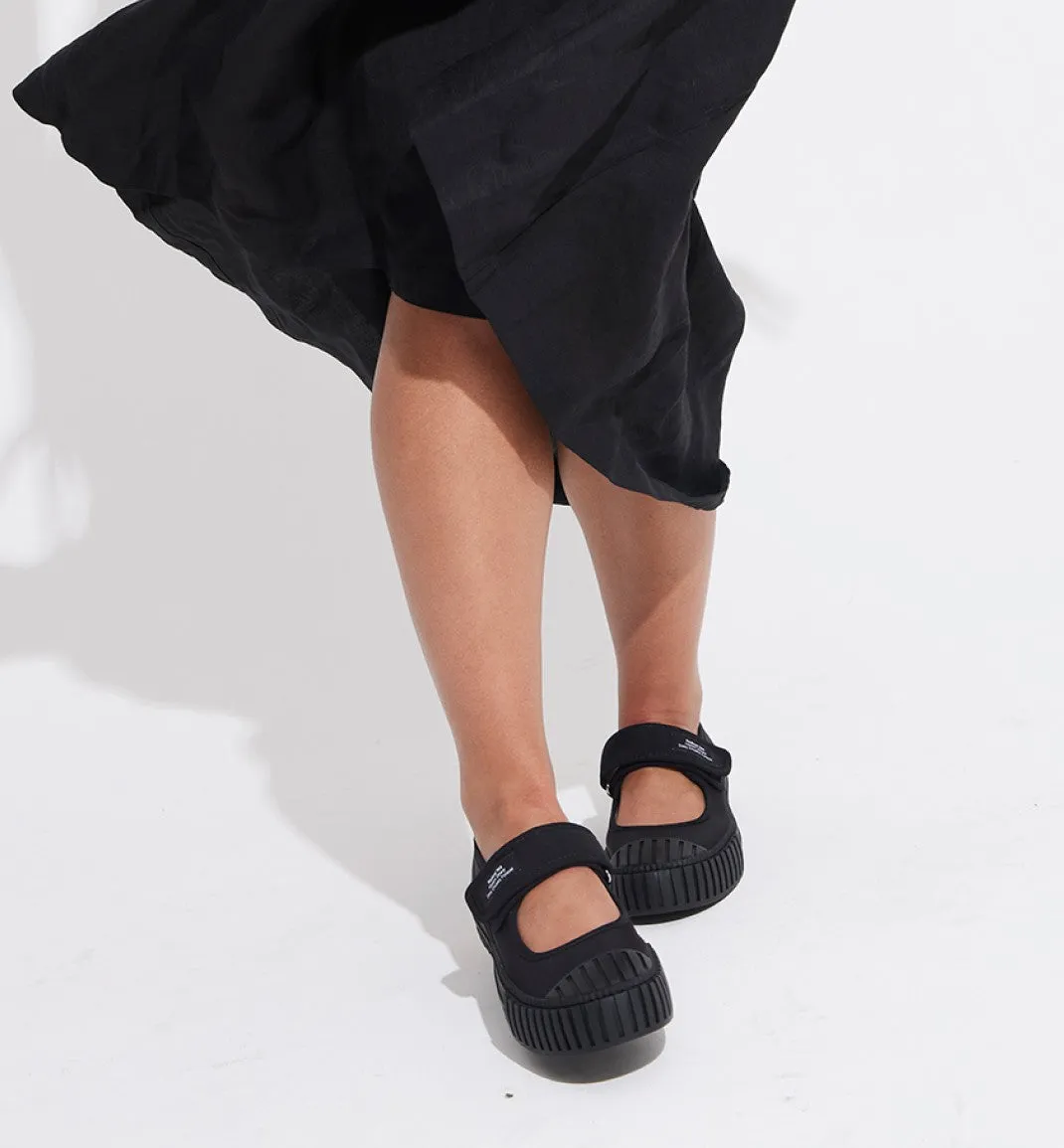 Grace Velcro Mary Jane | Black