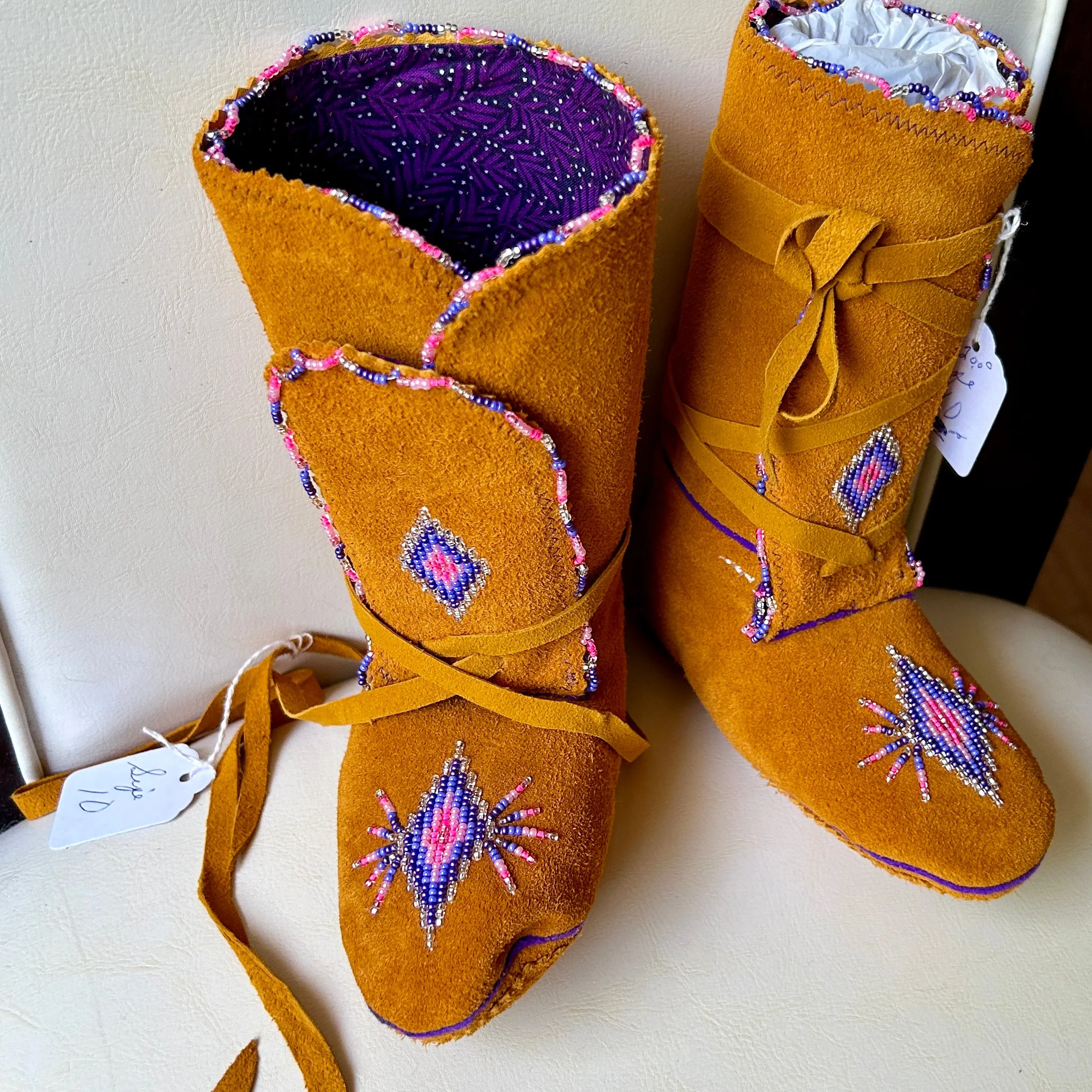 Handcrafted Baby Moccasin Boots