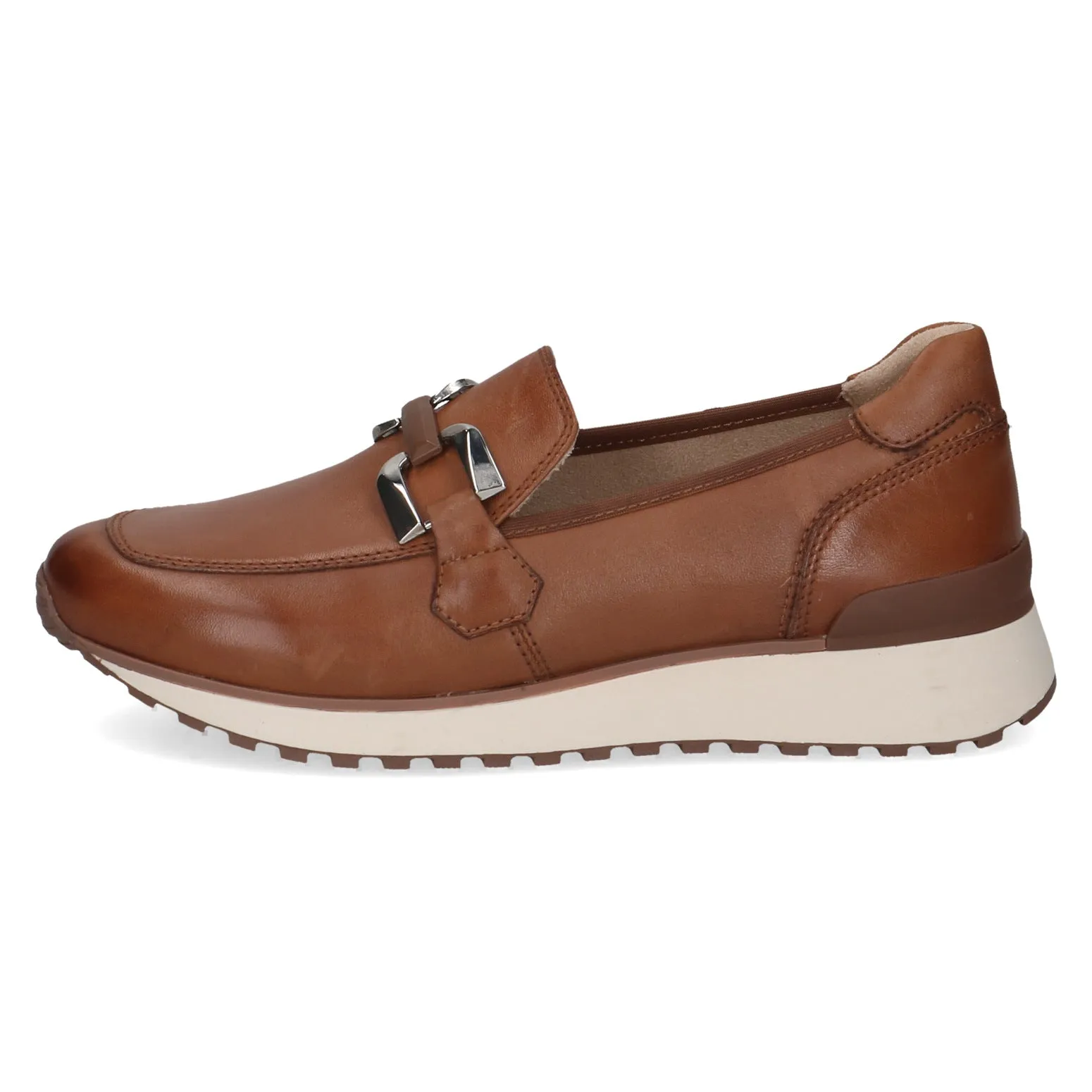 Ladies Caprice  Loafer COGNAC Leather Slip On 24700-43 303