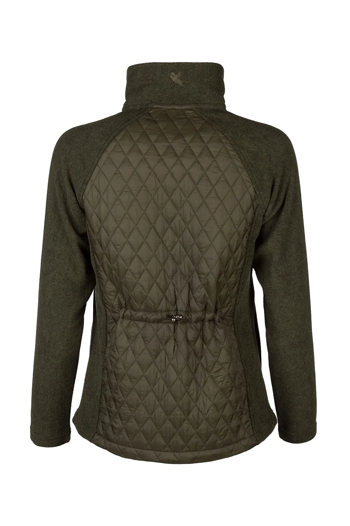 Ladies Diamond Quilted Hybrid Jacket - Huggate