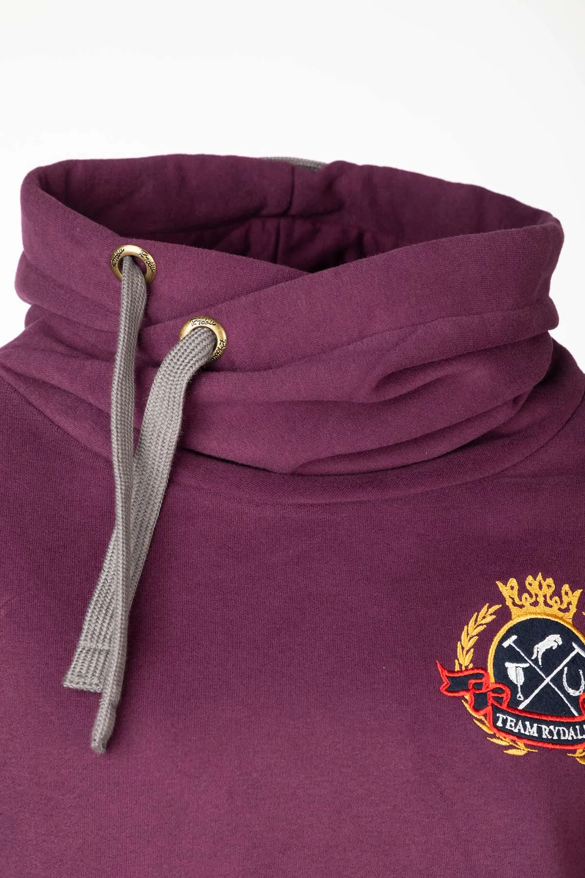 Ladies Emblem Cross Neck Hoody