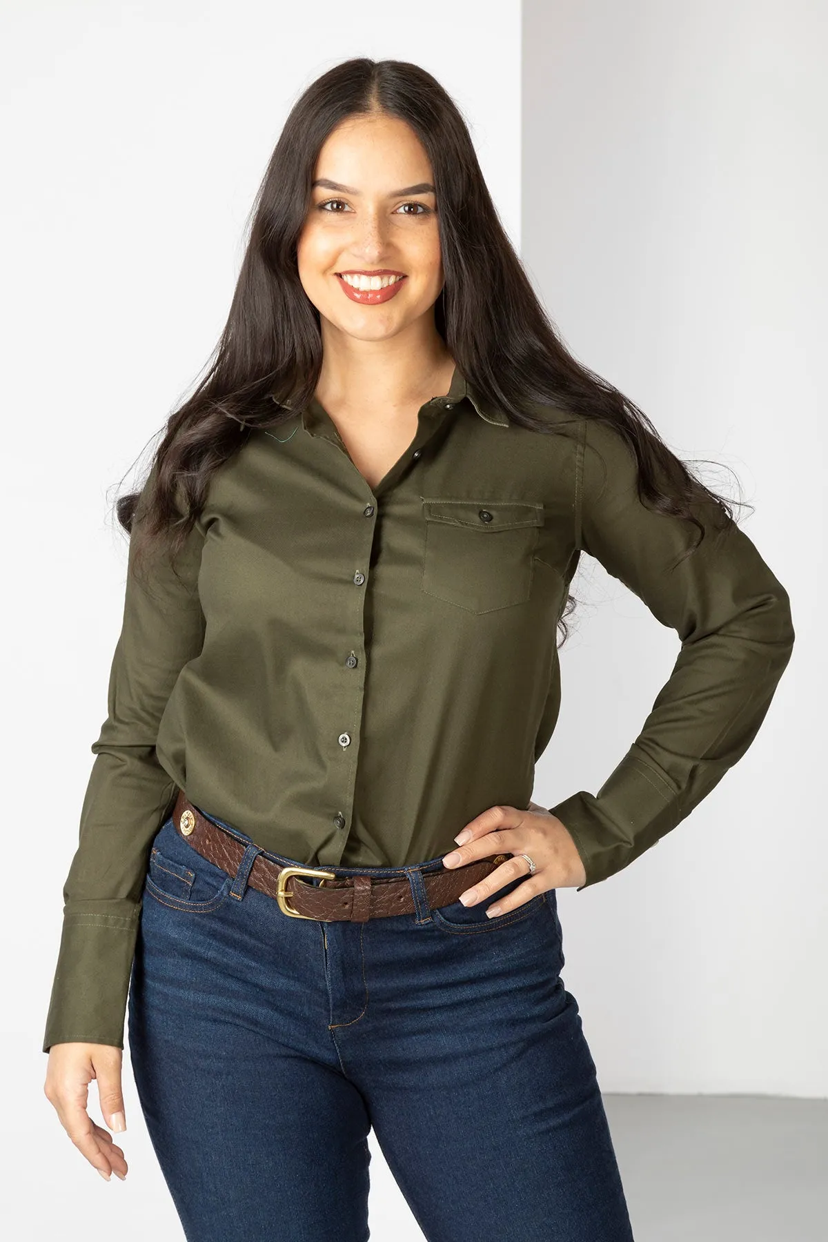 Ladies Plain Country Shirt - Hannah