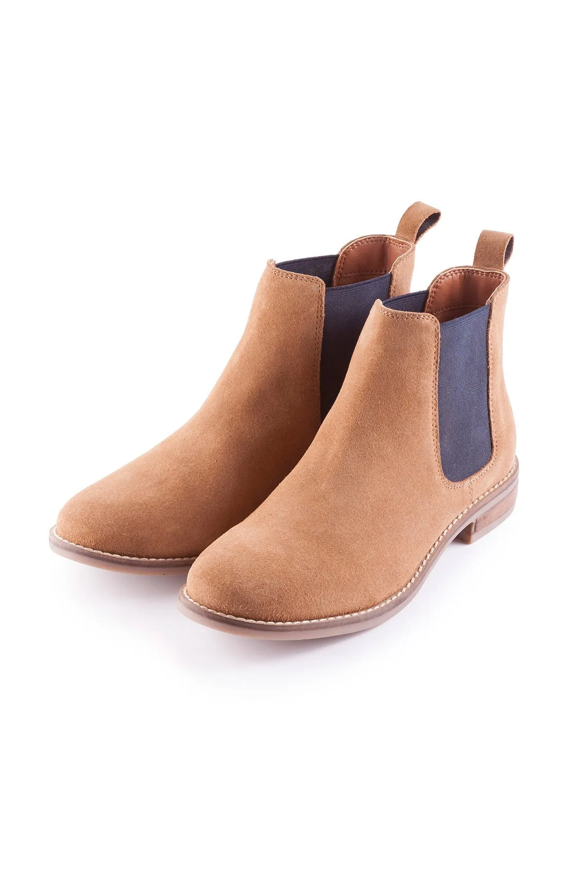 Ladies Suede Chelsea Boots - Kirby