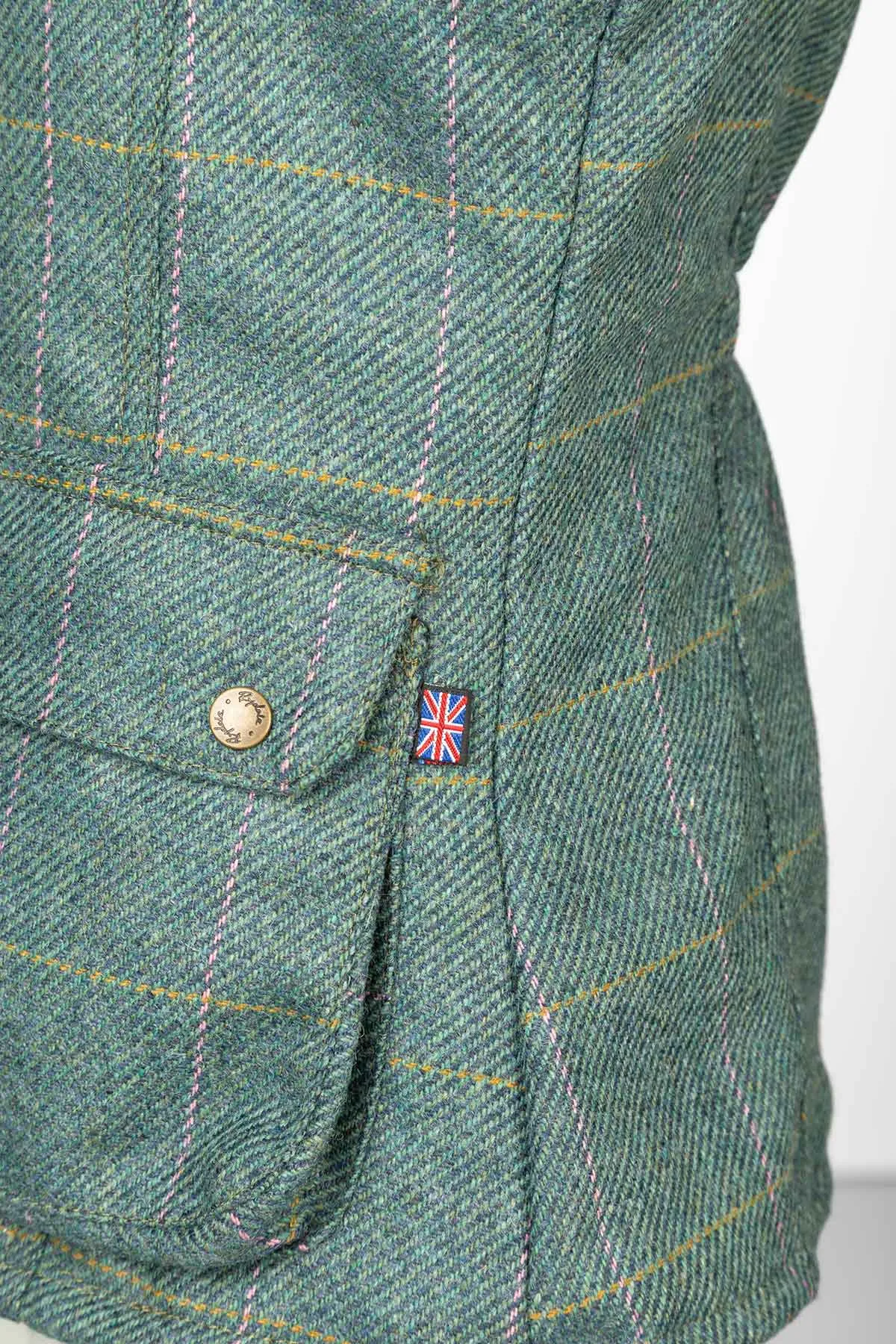 Ladies Elegant Helmsley Tweed Waistcoat