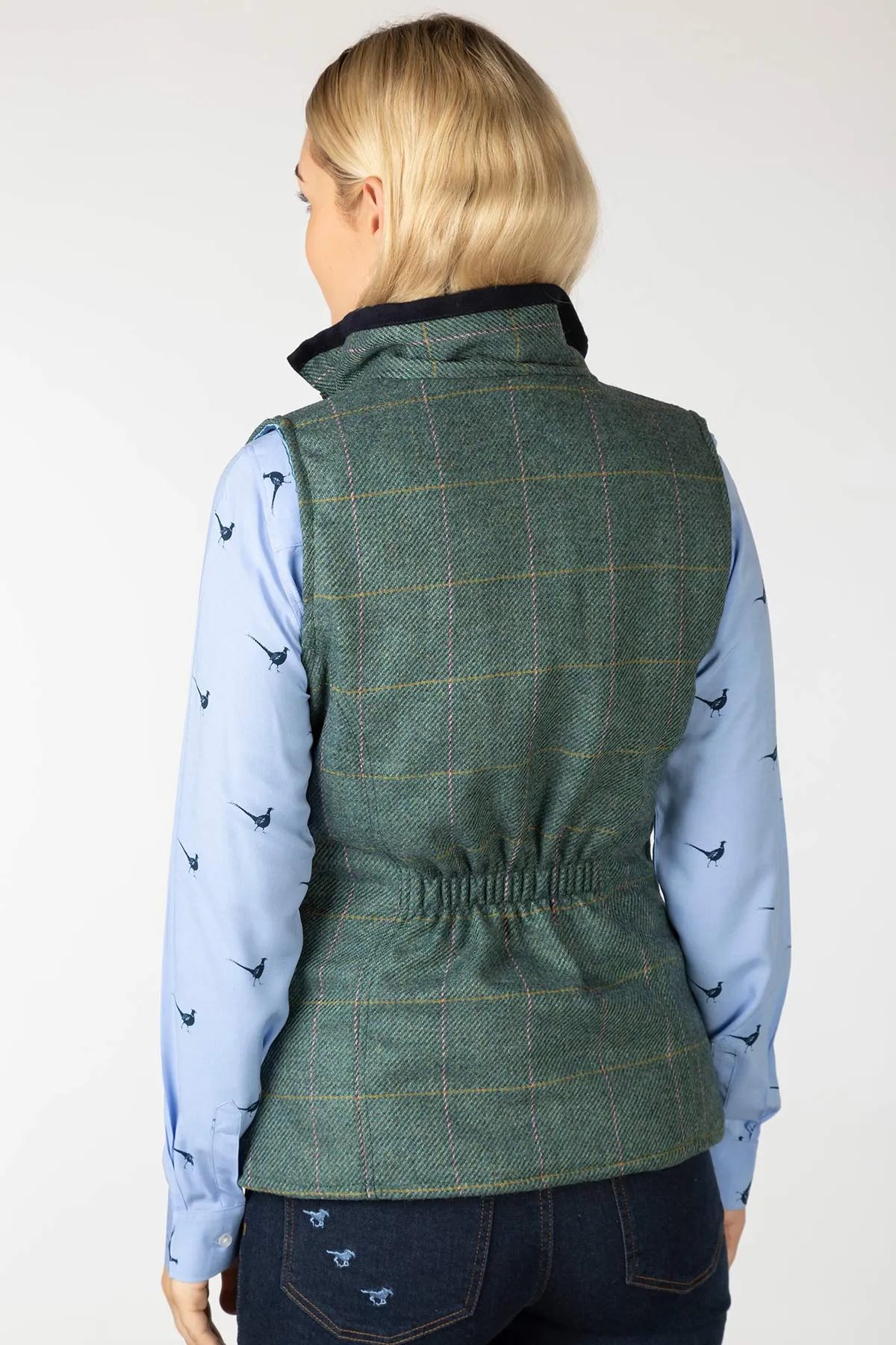 Ladies Elegant Helmsley Tweed Waistcoat