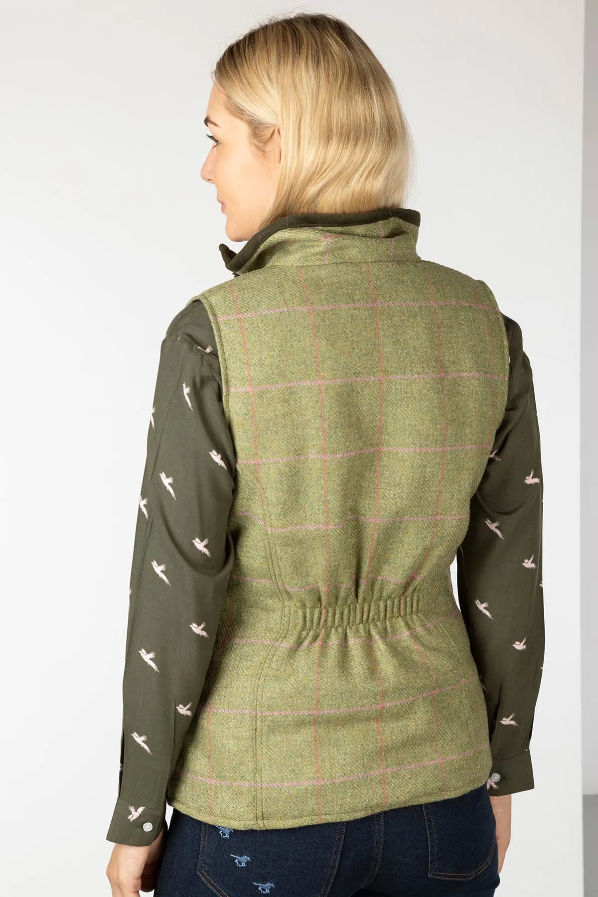 Ladies Elegant Helmsley Tweed Waistcoat