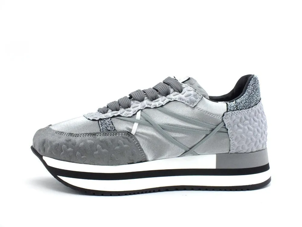 LAKE Mr. Big Cross R Sneaker Silver C05-CRO