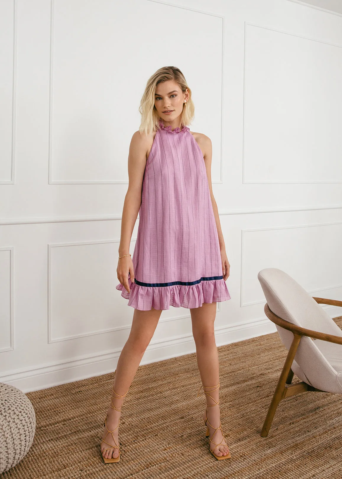 Linen Babydoll Dress