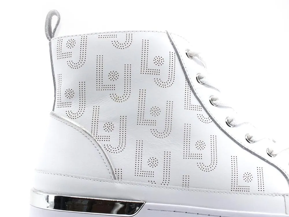 LIU JO Silvia 46 Sneaker Calf Printed White BA2003P0102