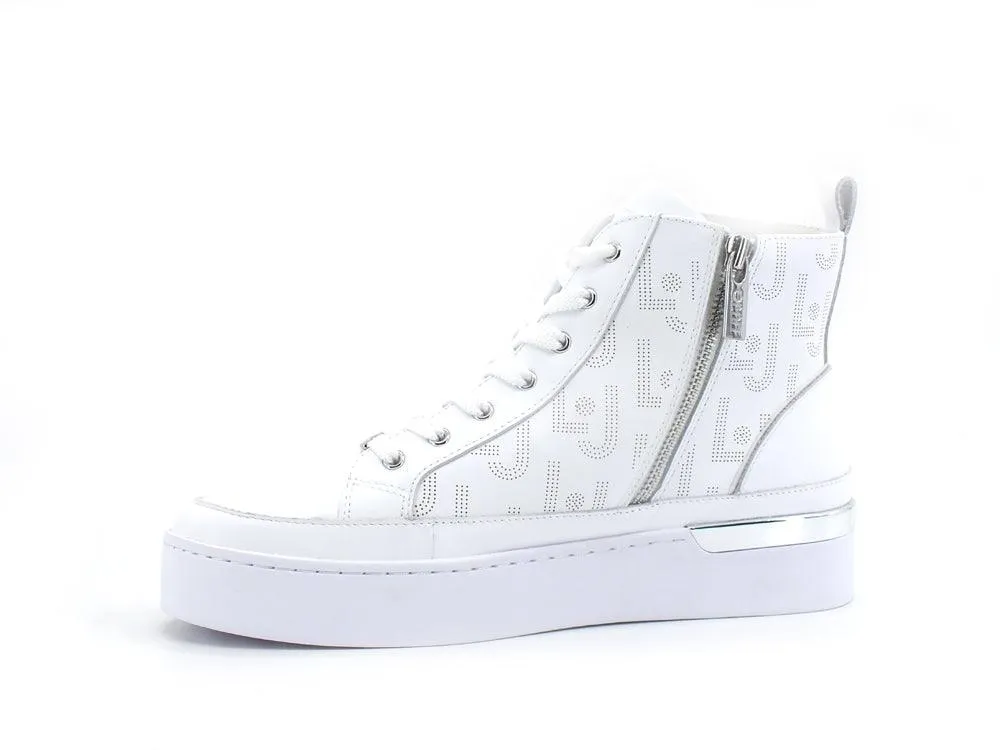 LIU JO Silvia 46 Sneaker Calf Printed White BA2003P0102