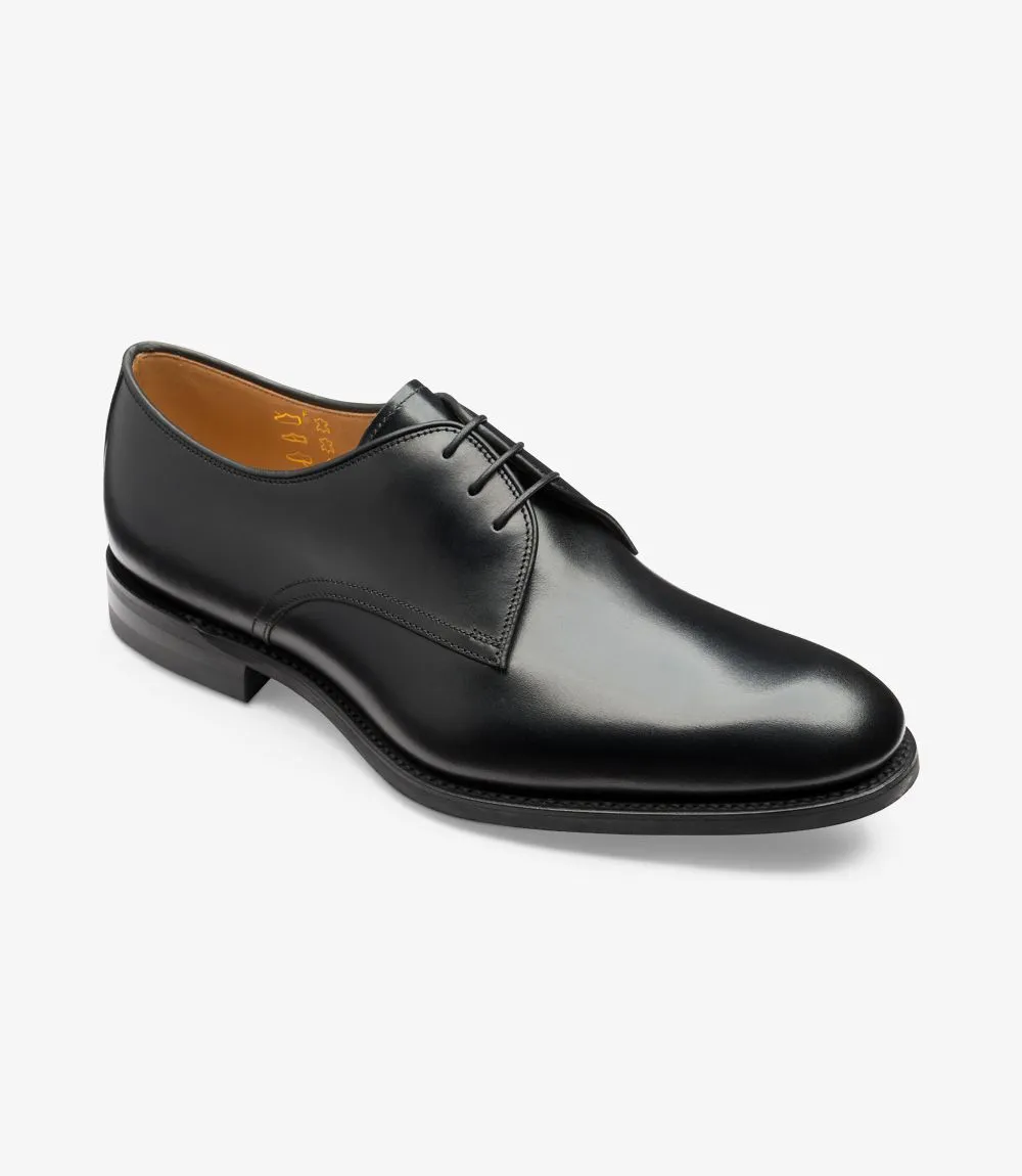 LOAKE Gable Plain Tie shoe - Black calf