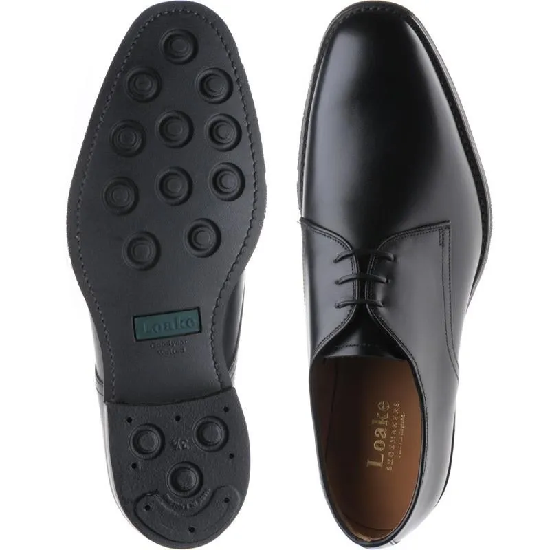 LOAKE Gable Plain Tie shoe - Black calf