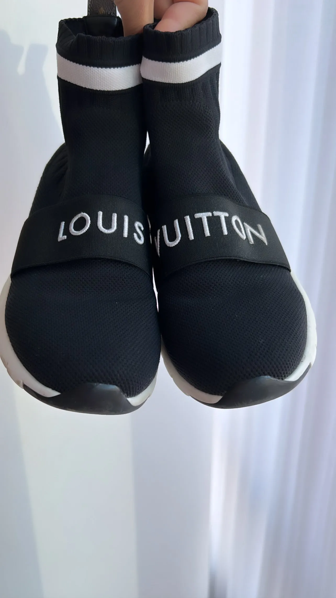 Louis Vuitton Aftergame Sock Sneakers.