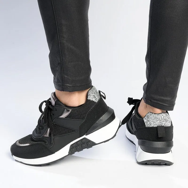 Madison Taylor Fashion Sneaker - Black